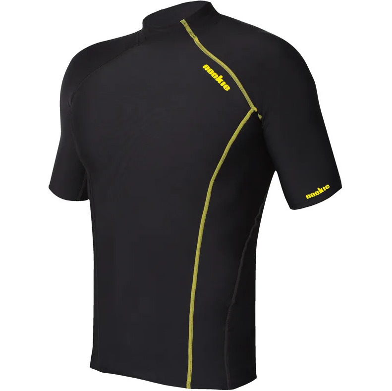 2026 Nookie Softcore Short Sleeve Base Layer TH50 - Black / Yellow